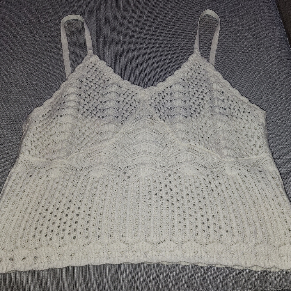 ASOS White Crochet Top
